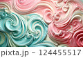 Cream soda style pastel pattern, soft and fantastic background material 124455517