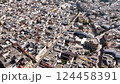 Aerial Top-Down View of Dense Old Town in Southern Italy 124458391