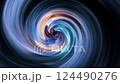 Smoke vortex pattern - Mystical swirling smoke fantasy background 124490276