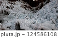 埼玉縣蘆久保的冰柱全景視頻 124586108