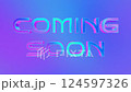Coming soon title loop animation 124597326