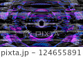 VJ 抽象噪音技術簡單黑白紫色 [可循環] [另一個版本可用] 124655891