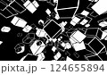 VJ 抽象立方體黑白粒子簡單 [可循環] [另一個版本可用] 124655894
