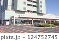 Pan up of the exterior of Saga Prefectural Medical Center Koseikan 124752745