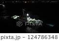【東京九州フェリーはまゆう　出航時タグボートが補助】 124786348