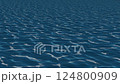 從斜上方觀看海面漣漪的無縫循環 CG 背景影片。 124800909