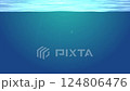 横から見た水中のア二メーション 124806476