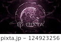 Loop Digital Earth Background Pattern 2 Purple 124923256