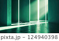 A green space where light and shadow intertwine 124940398