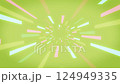 循環播放穿過畫有圓點的淺綠色隧道的視頻 124949335