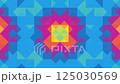 Throbbing mosaic colorful pattern, bright abstract  iridescent background 125030569