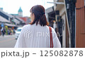 一位在川越旅行的女性 125082878