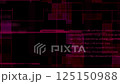 Digital network CG video with red background 125150988