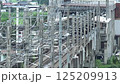 A Shinkansen train passing through a telephoto lens 125209913