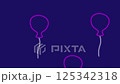 Balloon rising animation 125342318