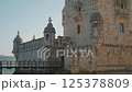 famous Belem Tower in Lisbon, Portugal 125378809