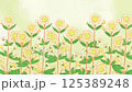 Hand-drawn animation of swaying spring flowers 125389248