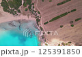 Stunning Aerial Views of a Serene Beach Area in Karpaz Peninsula, Northern Cyprus 125391850