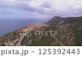 Lime Green Car Traveling Along Mountain Roads Captured by Drone in Tatlisu, Northern Cyprus - 21 Jun 2024 125392443