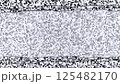 Black and white pixel frame waves animation in a seamless loop 125482170