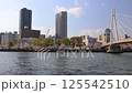 Cherry blossoms along the Okawa River in spring (Kita-ku, Osaka City, Osaka Prefecture) 125542510