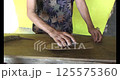 village with Making incense in Vietnam 125575360
