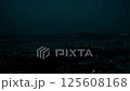 Drone footage capturing North Korea at night, revealing a dark and mostly unlit cityscape under authoritarian rule 125608168
