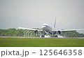 Passenger plane landing 125646358