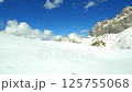 Icy Alpine Cliffs and Rolling Cloud Shadows Above Snowy Slopes near Rauheck in the Upper Allgaeu Region Icy Alpine Cliffs and Rolling Cloud Shadows Above Snowy Slopes near Rauheck in the Upper Allgaeu Region 125755068