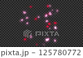 Sparkling heart particle effect with alpha channel 125780772