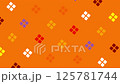 具有彩色像素圖案的簡單移動動畫 125781744