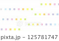 具有彩色像素圖案的簡單移動動畫 125781747