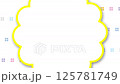 具有彩色像素圖案的簡單移動動畫 125781749