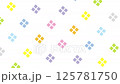 具有彩色像素圖案的簡單移動動畫 125781750