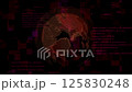 Red globe digital Tau network CG animation 125830248