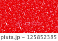 love symbol in a red background is suitable for intros or banners with a romantic Valentine's or wedding theme. 125852385