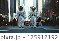 Astronauts Strolling Along City Streets A Vibrant and Futuristic Urban Scene Full of Surreal Imagination Astronauts Strolling Along City Streets A Vibrant and Futuristic Urban Scene Full of Surreal Imagination 125912192