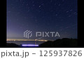 Time-lapse video of night view and star trails 125937826