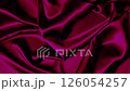 A silk-textured background made of red wine color fabric.  126054257