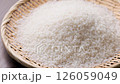 Raw Japanese rice in a colander 126059049