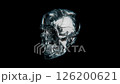 透明な頭蓋骨の回転 126200621