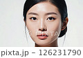 放大女性的臉部，皮膚清晰度，皮膚光澤，新鮮度，清晰度 126231790