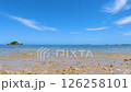 沖縄 平安座島 波打ち際の海 定点映像 波 126258101