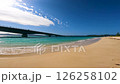 沖縄 古宇利島 波打ち際の海 定点映像 波 126258102