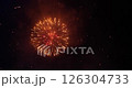 Colorful vibrant Firework celebrate anniversary happy new year 2025, 4th of july holiday festival.  126304733