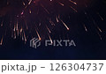 Colorful vibrant Firework celebrate anniversary happy new year 2025, 4th of july holiday festival.  126304737