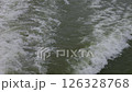 Slow motion waves on the foggy river Danube in Austria in autumn 126328768
