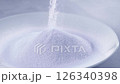 Pile of white sand, Slow Motion 126340398