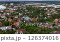 Aerial of the Bielany Wroclawskie near Wroclaw, Poland 126374016
