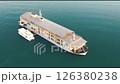 Aerial view of a rare ship 126380238